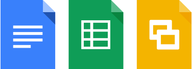 Google Drive, Documentos, Hojas de cálculo y Presentaciones disponibles para compartir